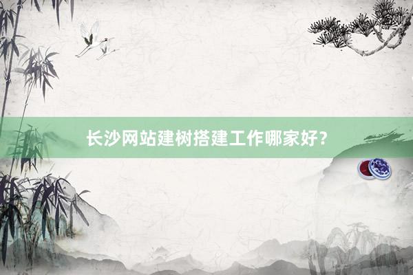 长沙网站建树搭建工作哪家好？